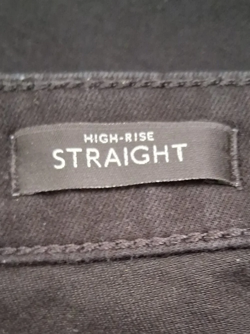 White House Black Market Women's High Rise Embellished Trim Straight Jeans SZ 16